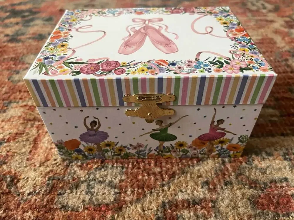 Children's Musical Jewelry Box with Spinning Ballerina